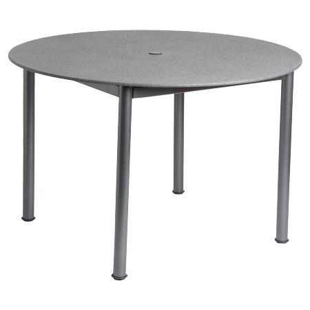 Table ronde Portofino avec plateau fibre de verre surfaçage granit