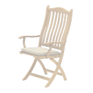 Coussin pour chaise coloris avoine charbon ou vert
